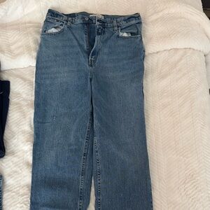 Abercrombie Straight Ultra High Rise Jeans
